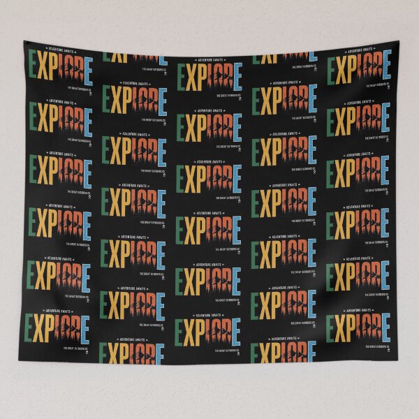 Item preview, Explore Nature – Adventure Awaits Typography Design designed and sold by Dogandesighn.