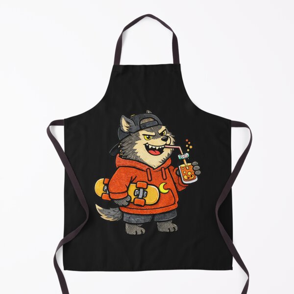 Item preview, Skater Werewolf – Funny Halloween Werewolf Skateboard Mascot designed and sold by ColorSplash123.