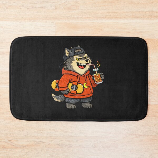Item preview, Skater Werewolf – Funny Halloween Werewolf Skateboard Mascot designed and sold by ColorSplash123.