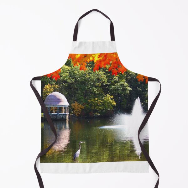 Item preview, Autumn Pond Featuring a Blue Heron designed and sold by BostonArcImage.