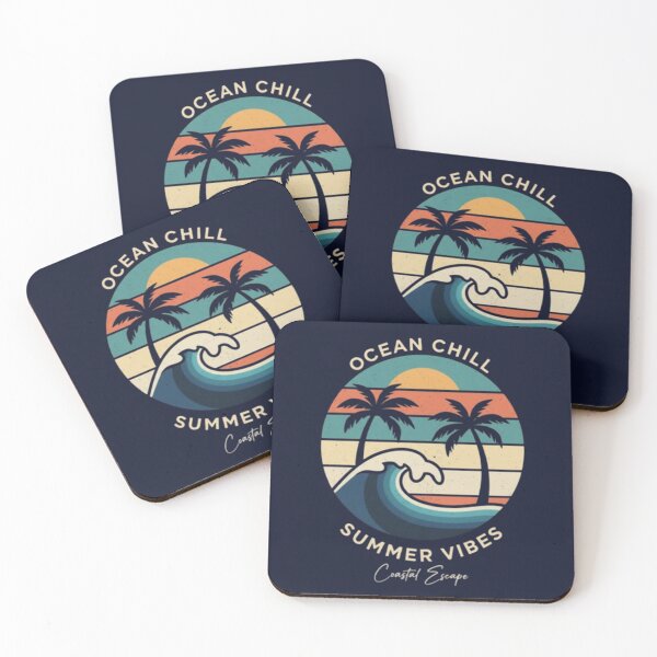 Item preview, Summer Vibes – Tropical Sunset Wave Design designed and sold by Dogandesighn.