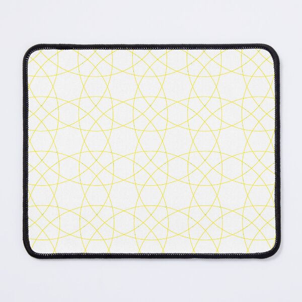 Item preview, Yellow Abstract Interlaced Geometric Waves Pattern designed and sold by SurfaceLab.