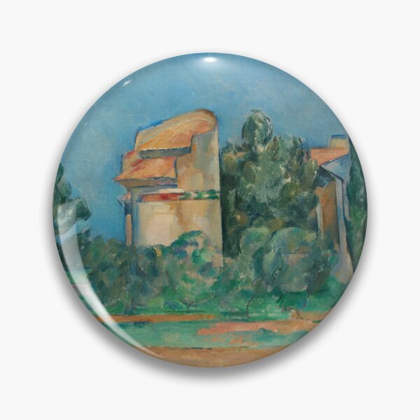 Item preview, The Pigeon Tower at Bellevue by Paul Cézanne: Post Impressionist Landscape Poster designed and sold by artofuniverse.