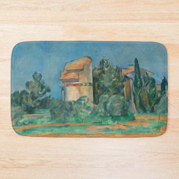 Item preview, The Pigeon Tower at Bellevue by Paul Cézanne: Post Impressionist Landscape Poster designed and sold by artofuniverse.
