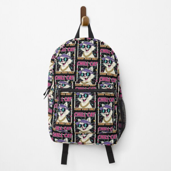 Item preview, Chill Cat – Retro Synthwave Cool Design designed and sold by Dogandesighn.