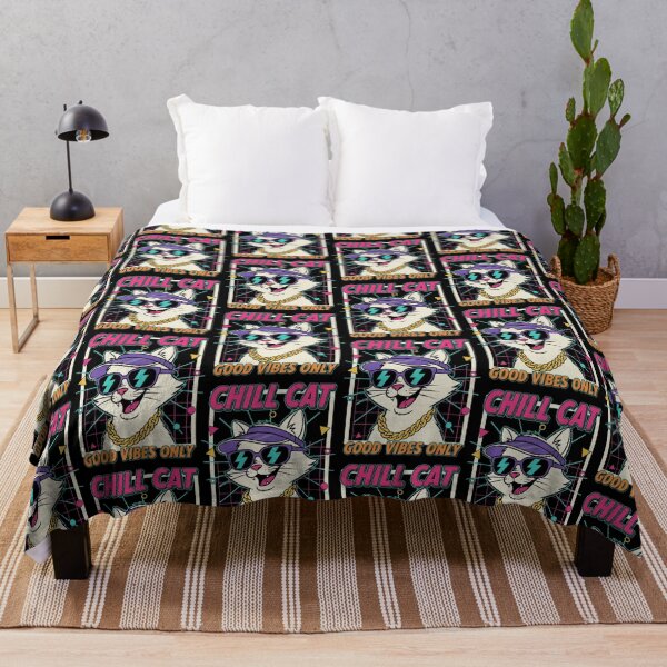 Item preview, Chill Cat – Retro Synthwave Cool Design designed and sold by Dogandesighn.