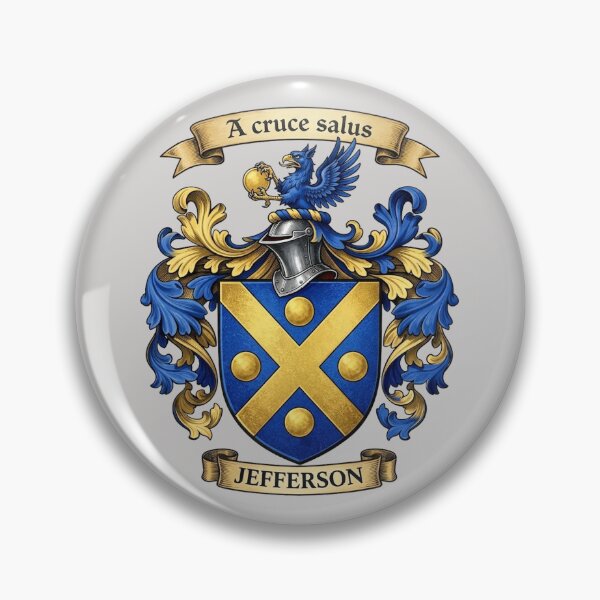Item preview, The Jefferson Family Coat of Arms designed and sold by BagTown Clans.