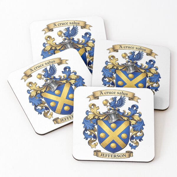 Item preview, The Jefferson Family Coat of Arms designed and sold by BagTown Clans.