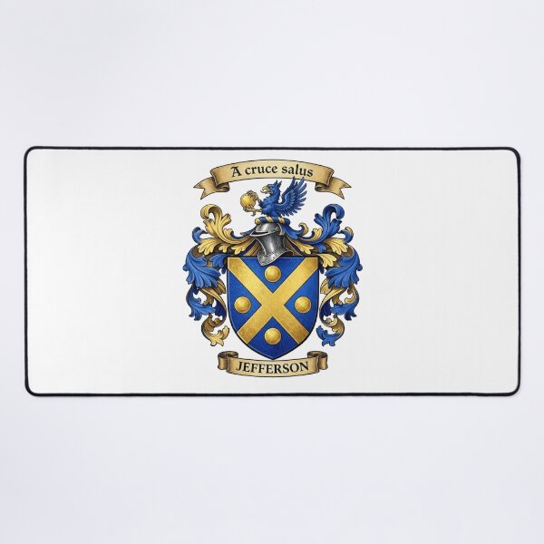 Item preview, The Jefferson Family Coat of Arms designed and sold by BagTown Clans.