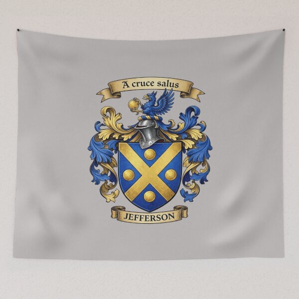 Item preview, The Jefferson Family Coat of Arms designed and sold by BagTown Clans.