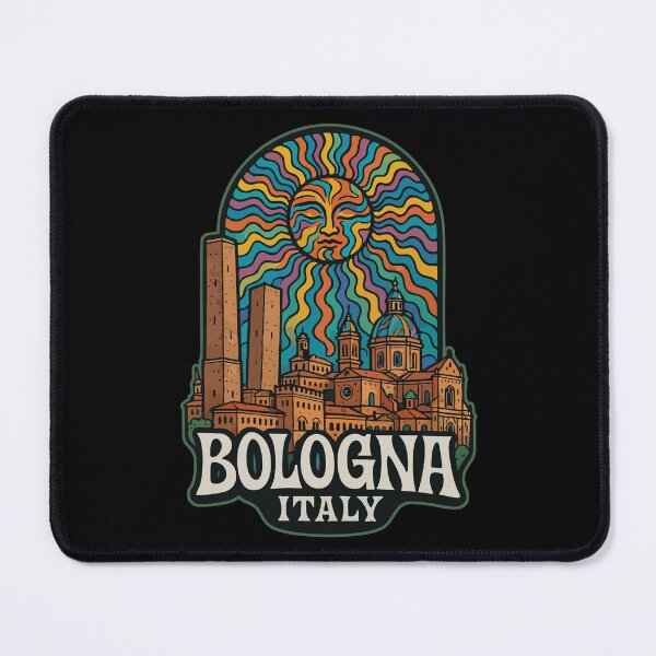 Item preview, Bologna Italy Trippy Art Travel designed and sold by TomFrontierArt.