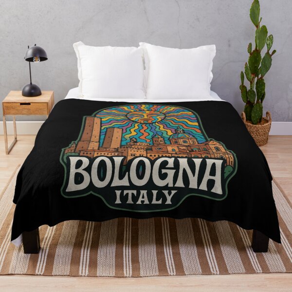 Item preview, Bologna Italy Trippy Art Travel designed and sold by TomFrontierArt.
