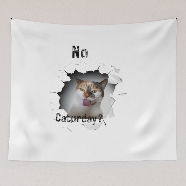 Item preview, No Caturday? designed and sold by ErbilK.