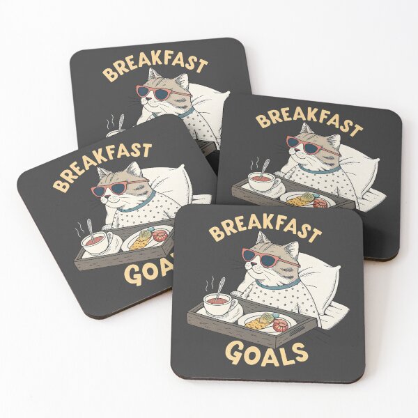 Item preview, Breakfast Goals Cat – Living the Dream ?? designed and sold by Artiviose.