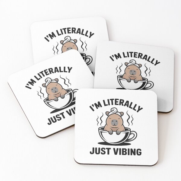 Item preview, Funny Matcha Capybara Literally Just Vibing Meme designed and sold by Mr-wow.