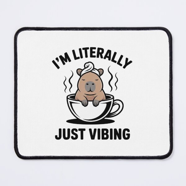 Item preview, Funny Matcha Capybara Literally Just Vibing Meme designed and sold by Mr-wow.