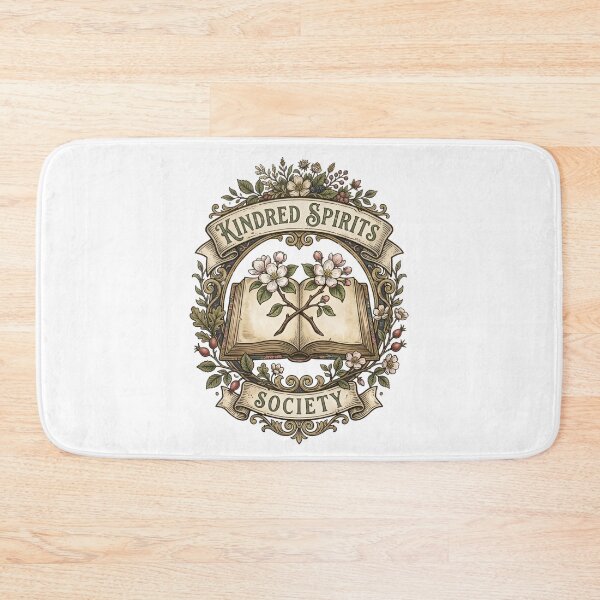 Item preview, Kindred Spirits Society Anne of Green Gables Book Floral Crest designed and sold by Fenay Designs.