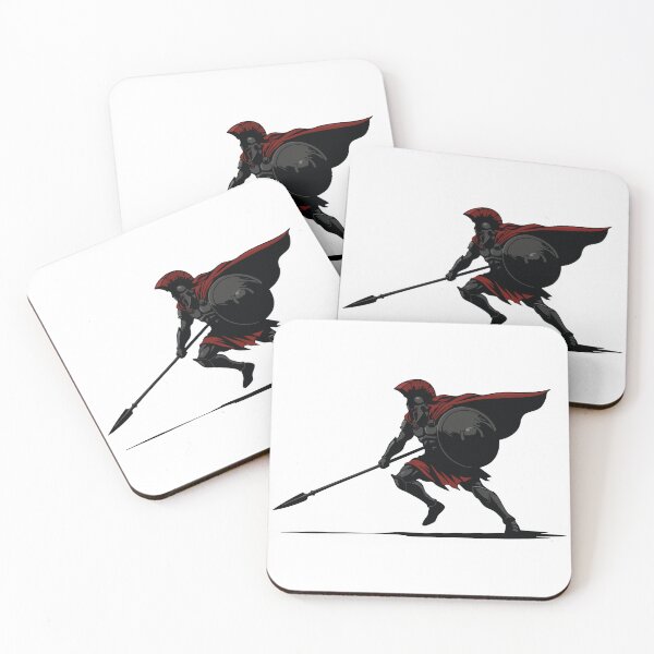 Item preview, Spartan Shadow and Spear Mascot Spartan Stealth designed and sold by PixelStudioBe.