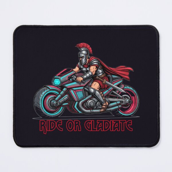 Item preview, Ride or Gladiate - Futuristic Cyberpunk Spartan Biker designed and sold by Valeriia_Isaieva.