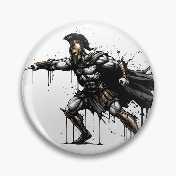 Artikelvorschau, Spartan Gold and Blood Maskottchen Spartan Grunge entworfen und verkauft von PixelStudioBe.