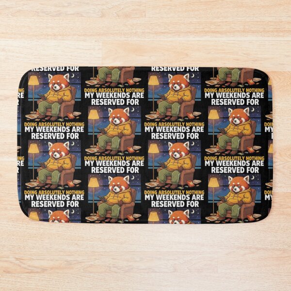 Item preview, Weekend Mode – Lazy Red Panda Vibes designed and sold by Dogandesighn.