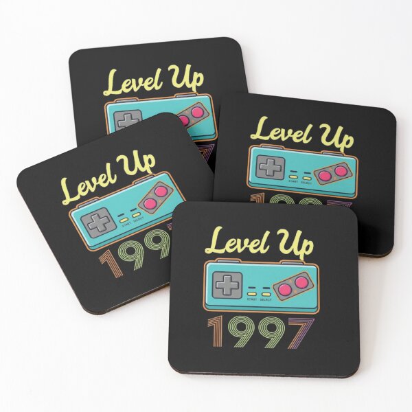 Item preview, Level Up 1997 – Retro Game Controller Design designed and sold by Dogandesighn.