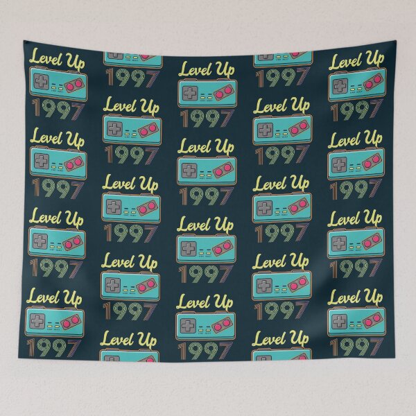 Item preview, Level Up 1997 – Retro Game Controller Design designed and sold by Dogandesighn.