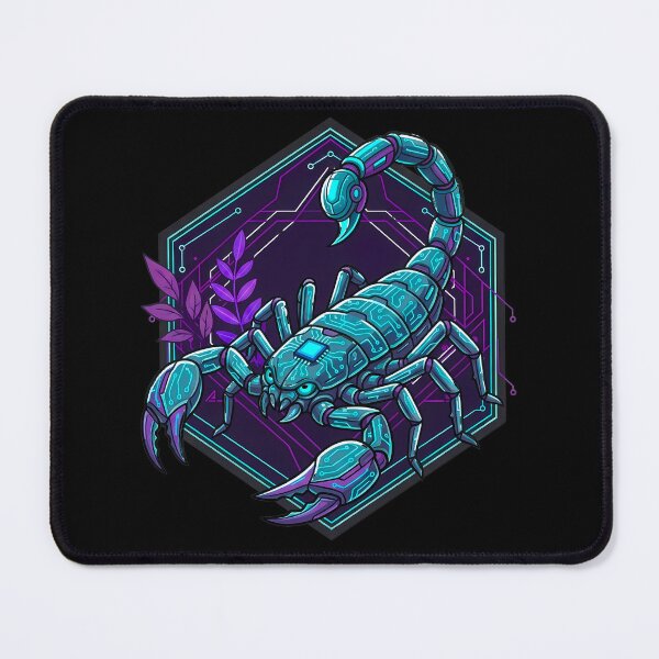 Item preview, Cybernetic Mecha Scorpion - Futuristic Sci-Fi Circuitry Graphic designed and sold by AbulailArt.