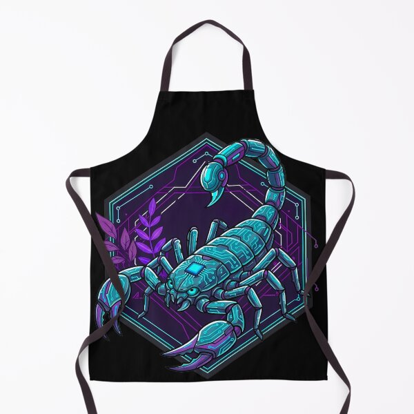 Item preview, Cybernetic Mecha Scorpion - Futuristic Sci-Fi Circuitry Graphic designed and sold by AbulailArt.