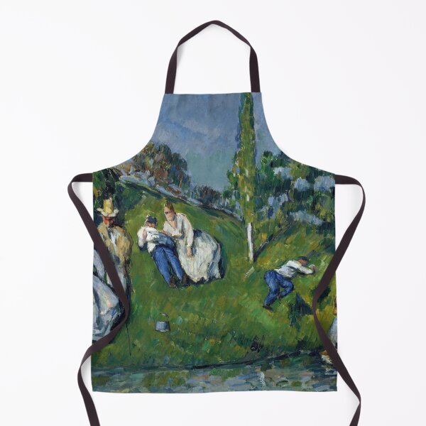 Item preview, The Pond by Paul Cézanne: Post Impressionist Riverside Leisure Art Print designed and sold by artofuniverse.