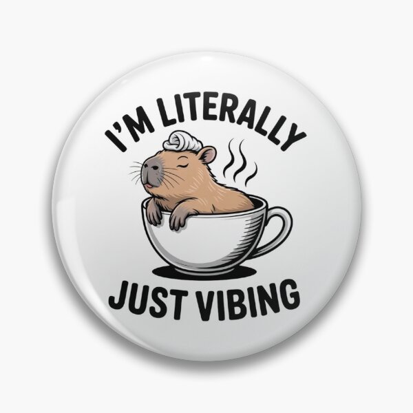 Item preview, Zen Capybara Chilling In Mint Teacup Funny Art designed and sold by Mr-wow.