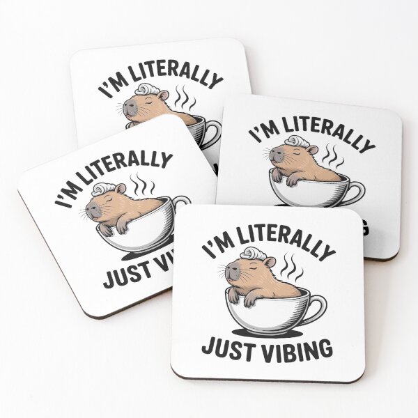 Item preview, Zen Capybara Chilling In Mint Teacup Funny Art designed and sold by Mr-wow.