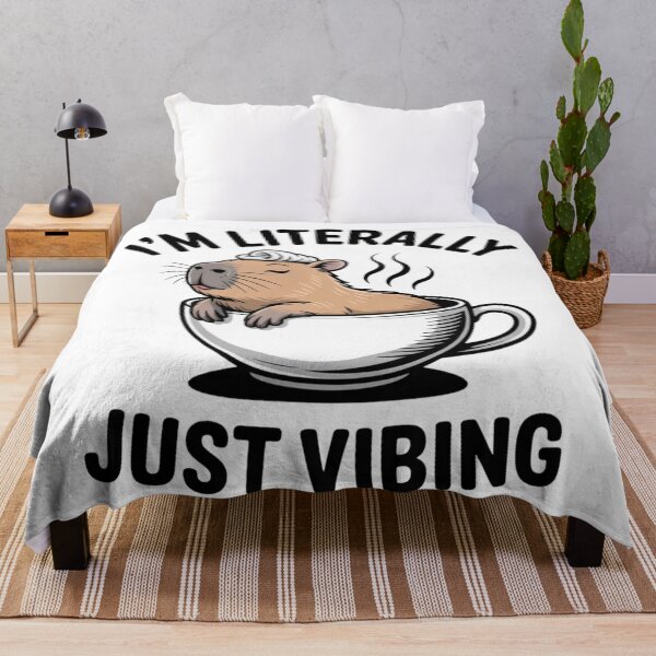 Item preview, Zen Capybara Chilling In Mint Teacup Funny Art designed and sold by Mr-wow.