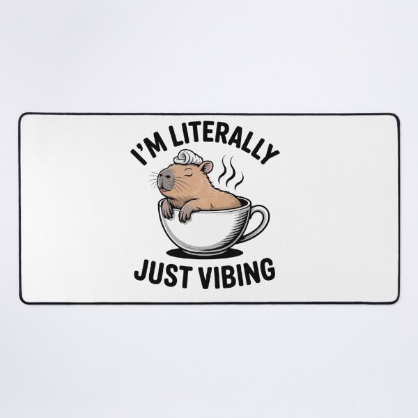 Item preview, Zen Capybara Chilling In Mint Teacup Funny Art designed and sold by Mr-wow.