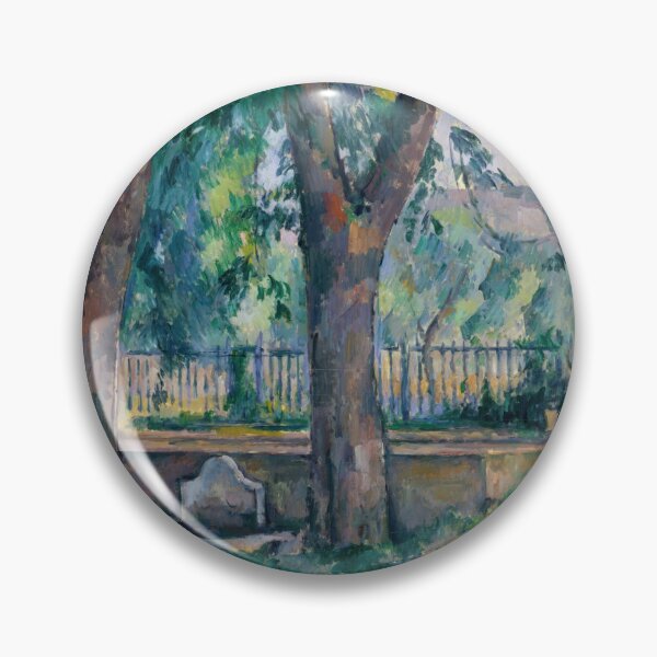 Item preview, The Pool at Jas De Bouffan by Paul Cézanne: Serene Landscape Poster designed and sold by artofuniverse.