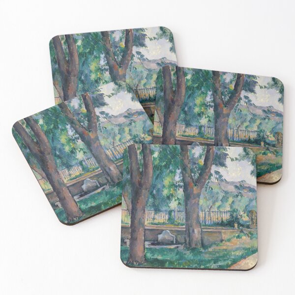 Item preview, The Pool at Jas De Bouffan by Paul Cézanne: Serene Landscape Poster designed and sold by artofuniverse.
