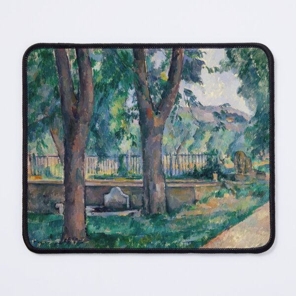 Item preview, The Pool at Jas De Bouffan by Paul Cézanne: Serene Landscape Poster designed and sold by artofuniverse.