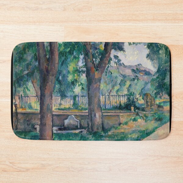 Item preview, The Pool at Jas De Bouffan by Paul Cézanne: Serene Landscape Poster designed and sold by artofuniverse.