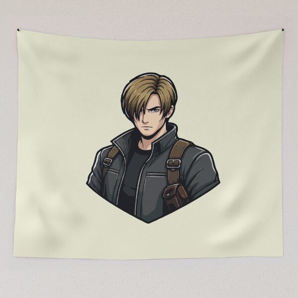 Item preview, Leon Kennedy Minimalist Portrait – Survival Horror Gaming Character Vector designed and sold by Custom Crest.