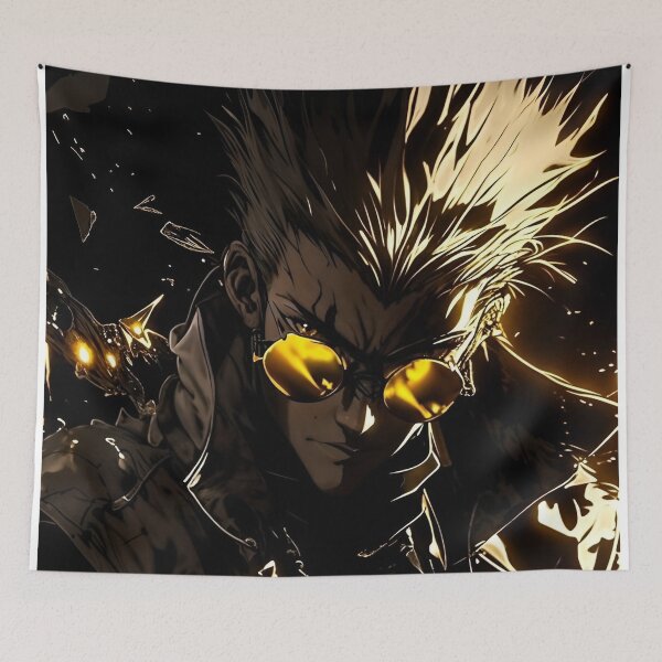 Item preview, Golden Edge – Futuristic Anime Warrior designed and sold by Dyan4.