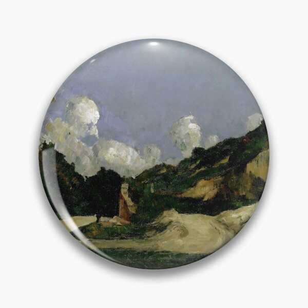 Item preview, The Road by Paul Cézanne: Post Impressionist Landscape Wall Art Print designed and sold by artofuniverse.