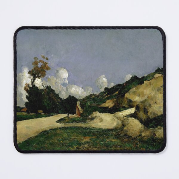 Item preview, The Road by Paul Cézanne: Post Impressionist Landscape Wall Art Print designed and sold by artofuniverse.