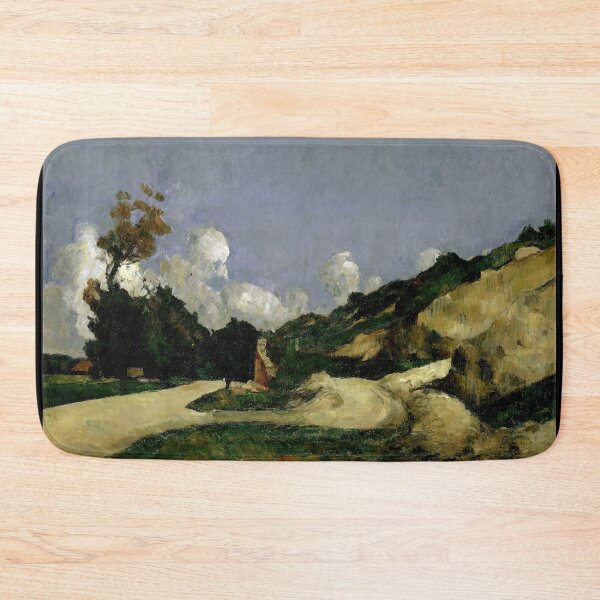Item preview, The Road by Paul Cézanne: Post Impressionist Landscape Wall Art Print designed and sold by artofuniverse.