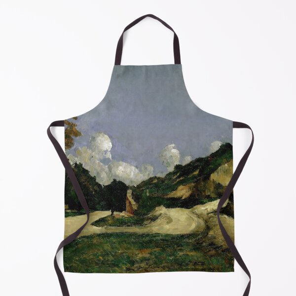 Item preview, The Road by Paul Cézanne: Post Impressionist Landscape Wall Art Print designed and sold by artofuniverse.
