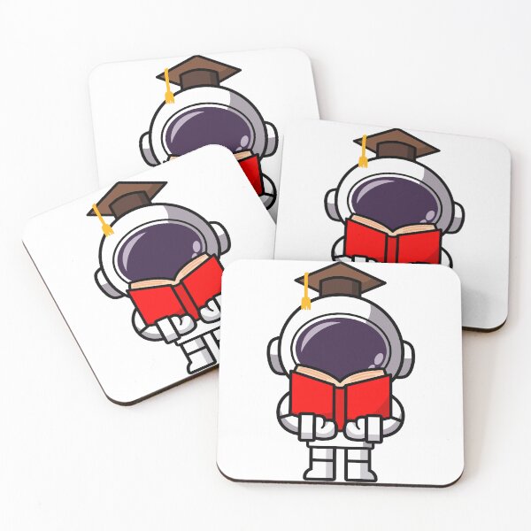 Item preview, Cute Graduation Astronaut reading a book designed and sold by NoeySmiley55.