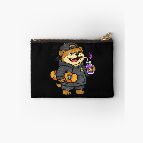 Item preview, Vampire Skater Bulldog – Funny Halloween Bulldog Mascot Cartoon designed and sold by ColorSplash123.