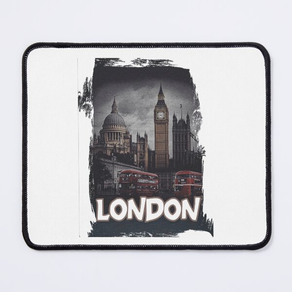 Item preview, London Bus Print designed and sold by TheThriftyBrit.