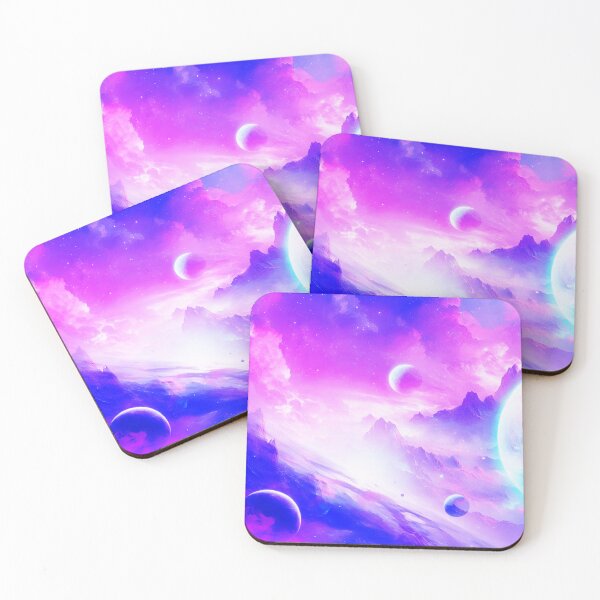 Item preview, Space mikrokosmos purple sticker designed and sold by DesignPMG.