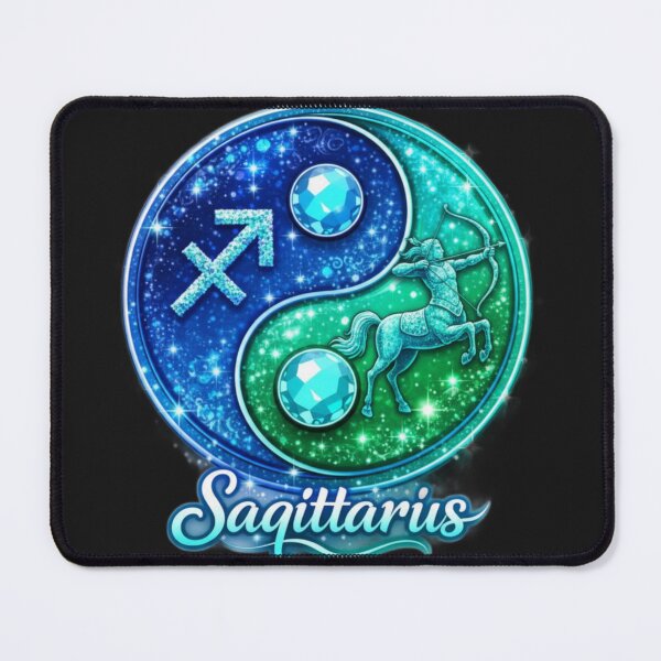 Item preview, Sagittarius Zodiac starsign, inside an yin-yang ,Nov 22–Dec 21 designed and sold by FireOrchid.