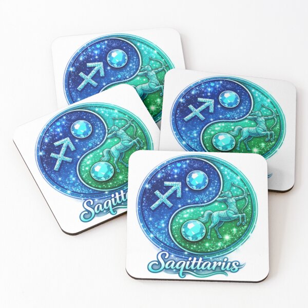 Item preview, Sagittarius Zodiac starsign, inside an yin-yang ,Nov 22–Dec 21 designed and sold by FireOrchid.
